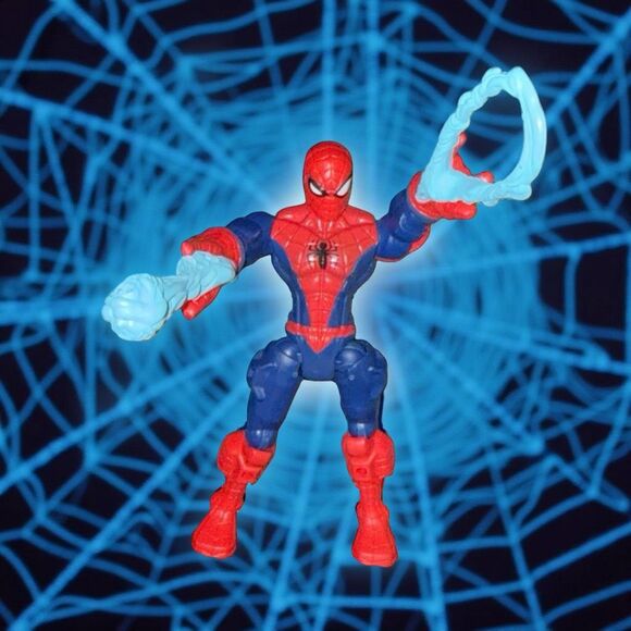2013 Hasbro Super Hero Mashers Spider-Man Articulated Action Figure A32 - Picture 1 of 6